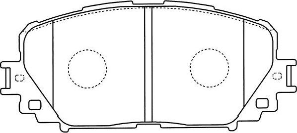 Kavo Parts BP-9118 - Brake Pad Set, disc brake autospares.lv