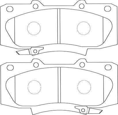 Kavo Parts BP-9139 - Brake Pad Set, disc brake autospares.lv