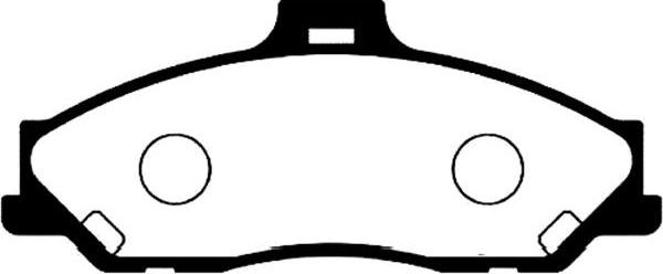 Kavo Parts BP-4546 - Brake Pad Set, disc brake autospares.lv