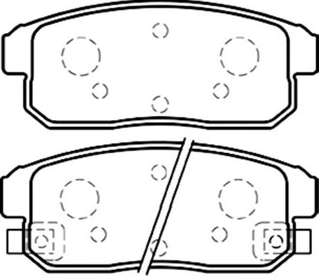 Kavo Parts BP-4559 - Brake Pad Set, disc brake autospares.lv
