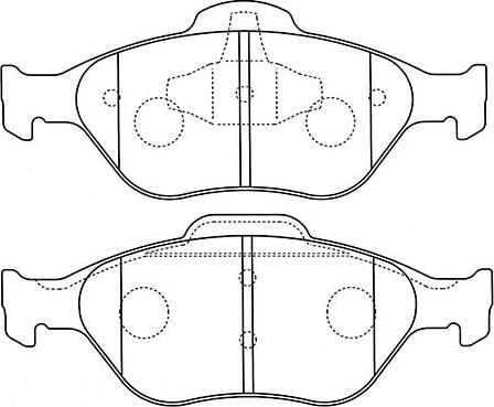 Kavo Parts BP-4567 - Brake Pad Set, disc brake autospares.lv