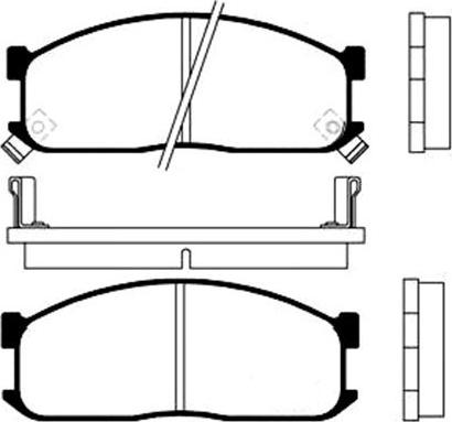 Kavo Parts BP-4514 - Brake Pad Set, disc brake autospares.lv