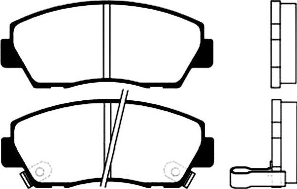 Kavo Parts BP-4513 - Brake Pad Set, disc brake autospares.lv