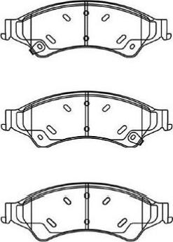 Kavo Parts BP-4583 - Brake Pad Set, disc brake autospares.lv