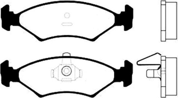 Kavo Parts BP-4527 - Brake Pad Set, disc brake autospares.lv