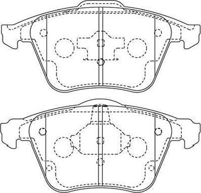 Kavo Parts BP-4579 - Brake Pad Set, disc brake autospares.lv