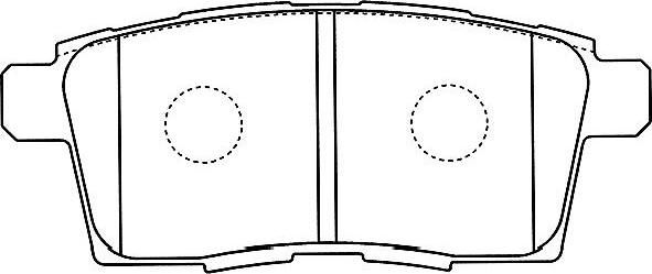 Kavo Parts BP-4574 - Brake Pad Set, disc brake autospares.lv