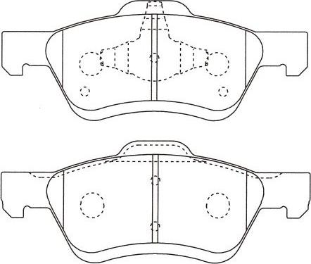 Kavo Parts BP-4577 - Brake Pad Set, disc brake autospares.lv