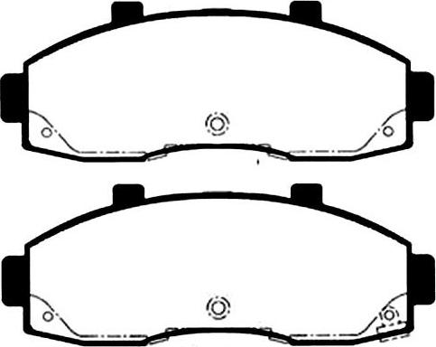 Kavo Parts BP-4003 - Brake Pad Set, disc brake autospares.lv