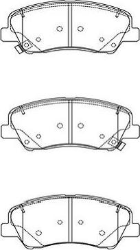 Kavo Parts BP-4030 - Brake Pad Set, disc brake autospares.lv