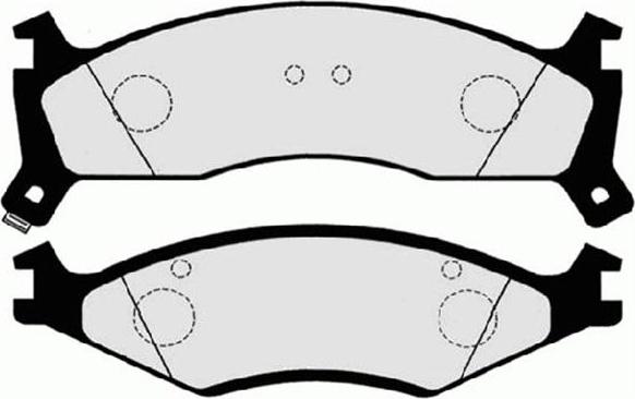 Kavo Parts BP-4024 - Brake Pad Set, disc brake autospares.lv