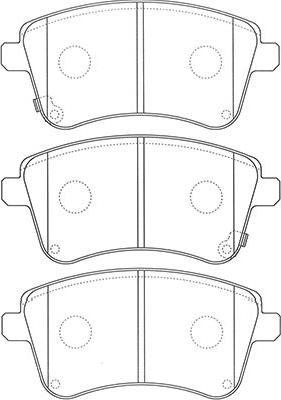 Kavo Parts BP-4025 - Brake Pad Set, disc brake autospares.lv