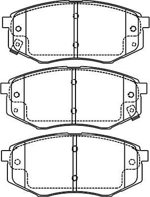 Kavo Parts BP-4027 - Brake Pad Set, disc brake autospares.lv