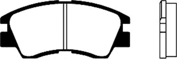 Kavo Parts BP-5507 - Brake Pad Set, disc brake autospares.lv