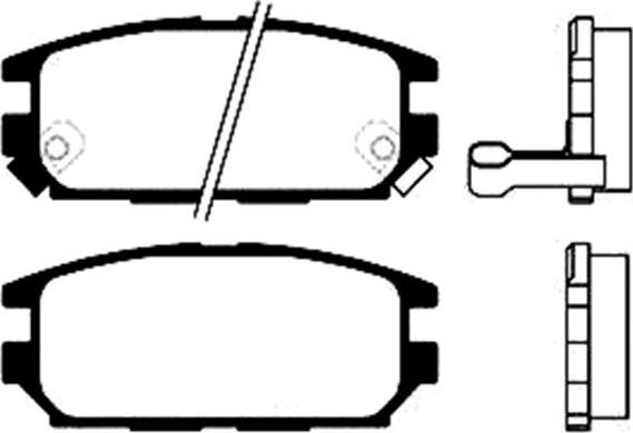 Kavo Parts BP-5524 - Brake Pad Set, disc brake autospares.lv