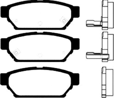 BOSCH 0 986 AB2 102 - Brake Pad Set, disc brake autospares.lv