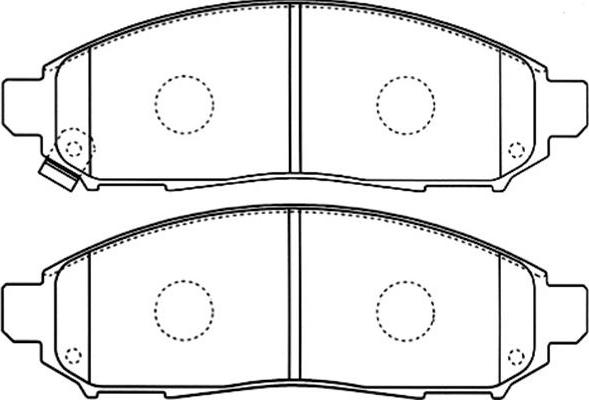 Kavo Parts BP-6594 - Brake Pad Set, disc brake autospares.lv