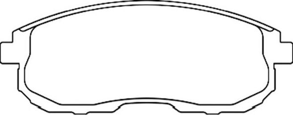 Kavo Parts BP-6566 - Brake Pad Set, disc brake autospares.lv