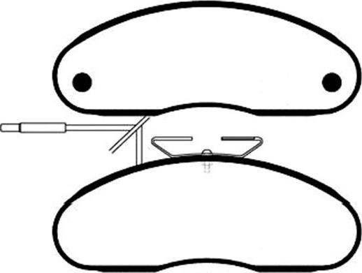 KRAFT AUTOMOTIVE 6005170 - Brake Pad Set, disc brake autospares.lv