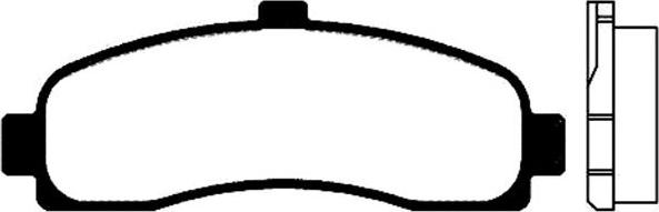 Kavo Parts BP-6525 - Brake Pad Set, disc brake autospares.lv