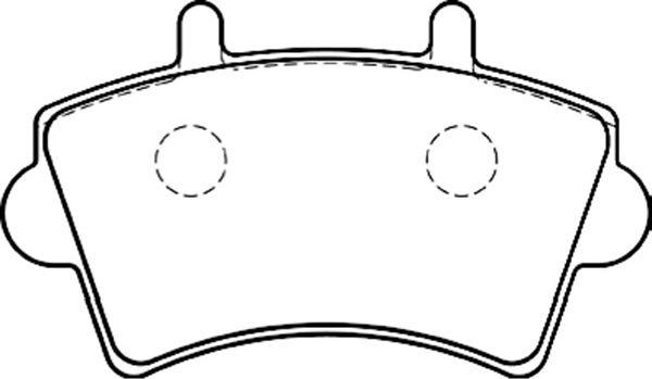 Kavo Parts BP-6575 - Brake Pad Set, disc brake autospares.lv