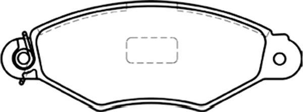 Kavo Parts BP-6577 - Brake Pad Set, disc brake autospares.lv