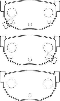 Kavo Parts BP-6609 - Brake Pad Set, disc brake autospares.lv