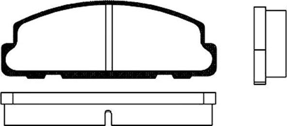 Spidan 0.081170 - Brake Pad Set, disc brake autospares.lv