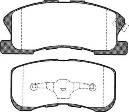 Kavo Parts BP-1510 - Brake Pad Set, disc brake autospares.lv