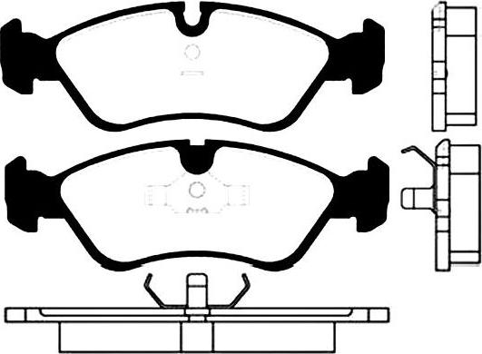 Kavo Parts BP-1001 - Brake Pad Set, disc brake autospares.lv