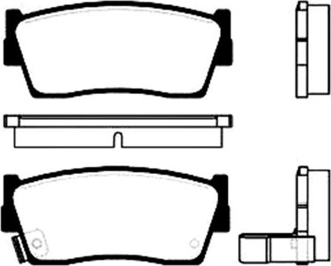 Kavo Parts BP-8505 - Brake Pad Set, disc brake autospares.lv