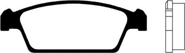 BENDIX 572530 - Brake Pad Set, disc brake autospares.lv