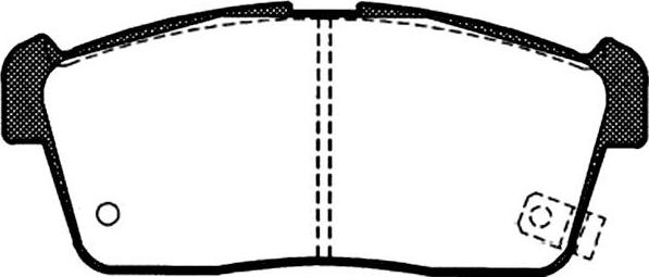 Kavo Parts BP-8516 - Brake Pad Set, disc brake autospares.lv