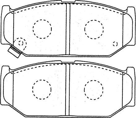 Kavo Parts BP-8531 - Brake Pad Set, disc brake autospares.lv