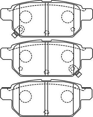 Kavo Parts BP-8532 - Brake Pad Set, disc brake autospares.lv