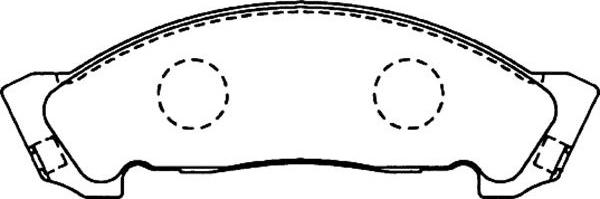 Kavo Parts BP-3508 - Brake Pad Set, disc brake autospares.lv