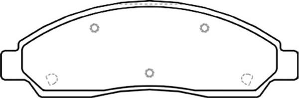 Kavo Parts BP-3514 - Brake Pad Set, disc brake autospares.lv