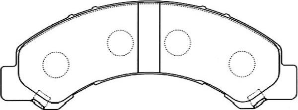 Kavo Parts BP-3513 - Brake Pad Set, disc brake autospares.lv