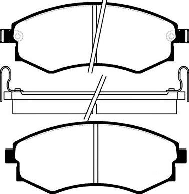 Jurid 572496J-D - Brake Pad Set, disc brake autospares.lv