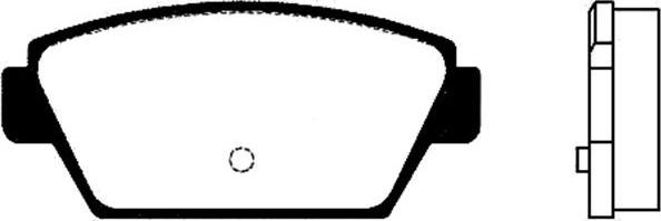 Kavo Parts BP-3002 - Brake Pad Set, disc brake autospares.lv