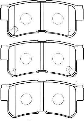 Kavo Parts BP-3019 - Brake Pad Set, disc brake autospares.lv