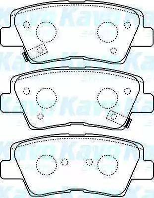 Mobis 583021WA35 - Brake Pad Set, disc brake autospares.lv