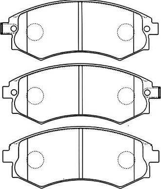 Kavo Parts BP-3025 - Brake Pad Set, disc brake autospares.lv
