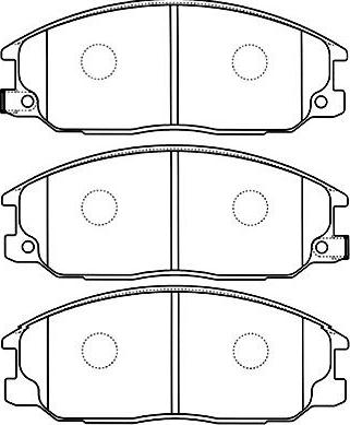 Kavo Parts BP-3028 - Brake Pad Set, disc brake autospares.lv