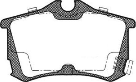 Kavo Parts BP-2035 - Brake Pad Set, disc brake autospares.lv