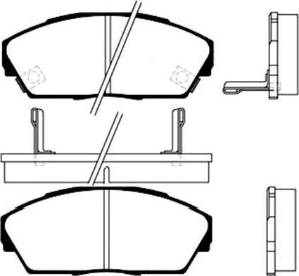 Kavo Parts BP-2021 - Brake Pad Set, disc brake autospares.lv