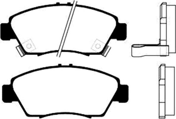 Kavo Parts BP-2023 - Brake Pad Set, disc brake autospares.lv