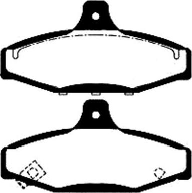 Kavo Parts BP-7501 - Brake Pad Set, disc brake autospares.lv