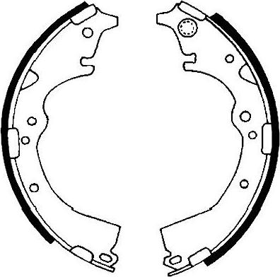 Kavo Parts BS-9906 - Brake Shoe Set autospares.lv