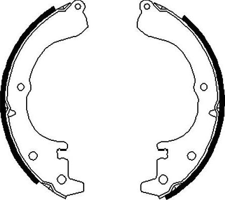 Kavo Parts BS-9901 - Brake Shoe Set autospares.lv